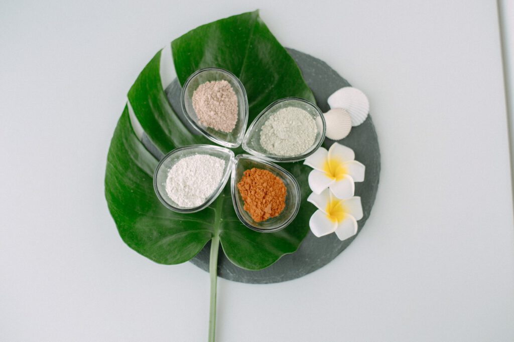 4種類のクレイ写真